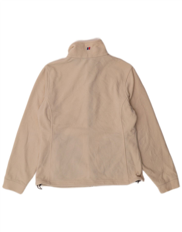 BERGHAUS Womens Fleece Jacket UK 16 Large  Beige Polyester