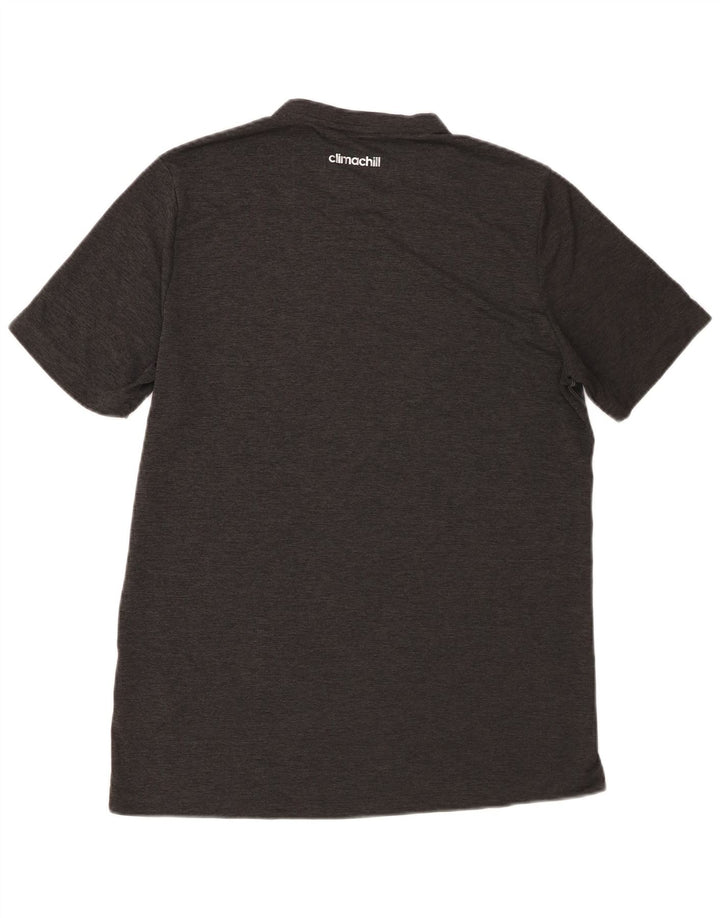 Adidas Herre Climachill T-Shirt Top Medium Grey Polyester