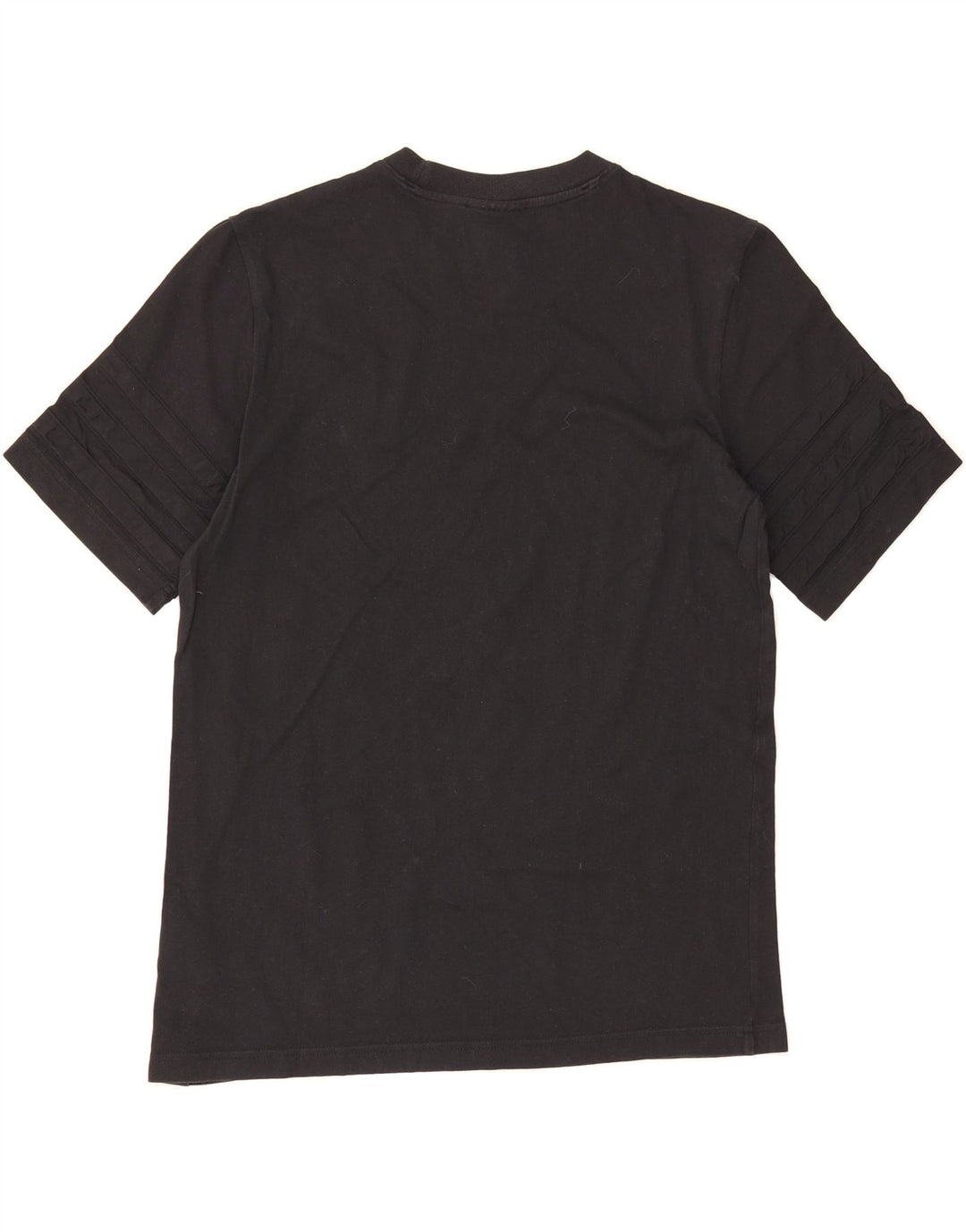 ADIDAS Mens Graphic T-Shirt Top Small Black Cotton Vintage Adidas and Second-Hand Adidas from Messina Hembry 