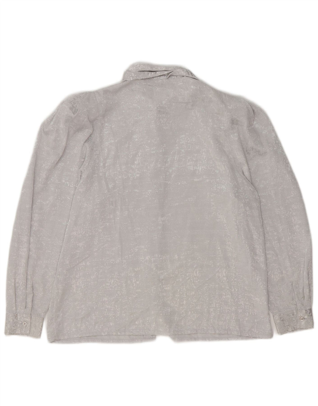 YESSICA Womens Front Tie Shirt Bluse EU 42 Large Grå Polyester