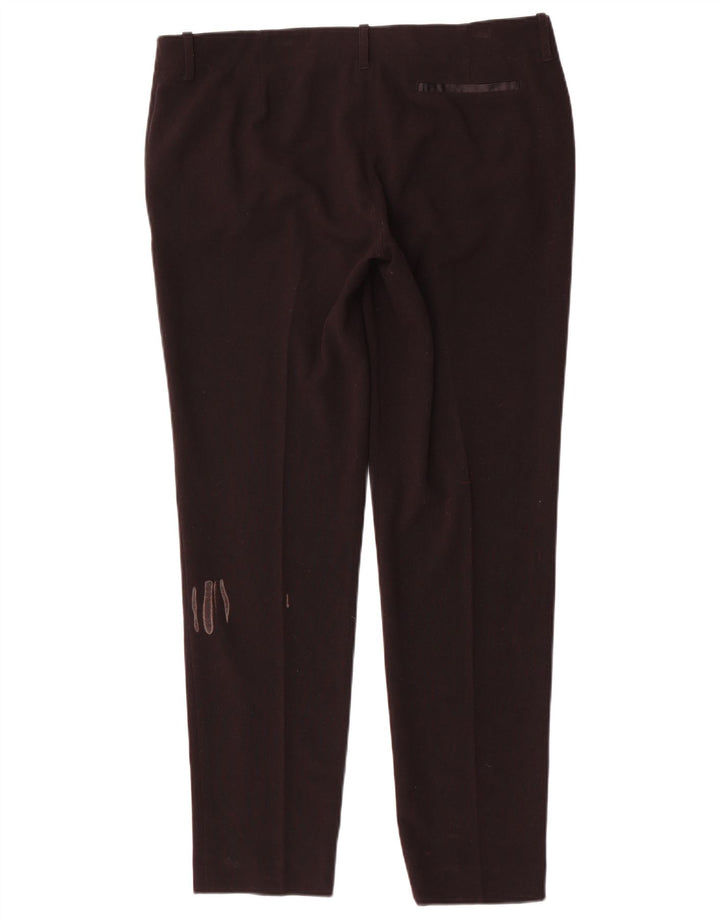 Armani Dame Slim Chino Bukser IT 48 XL W34 L31 Sort Polyester