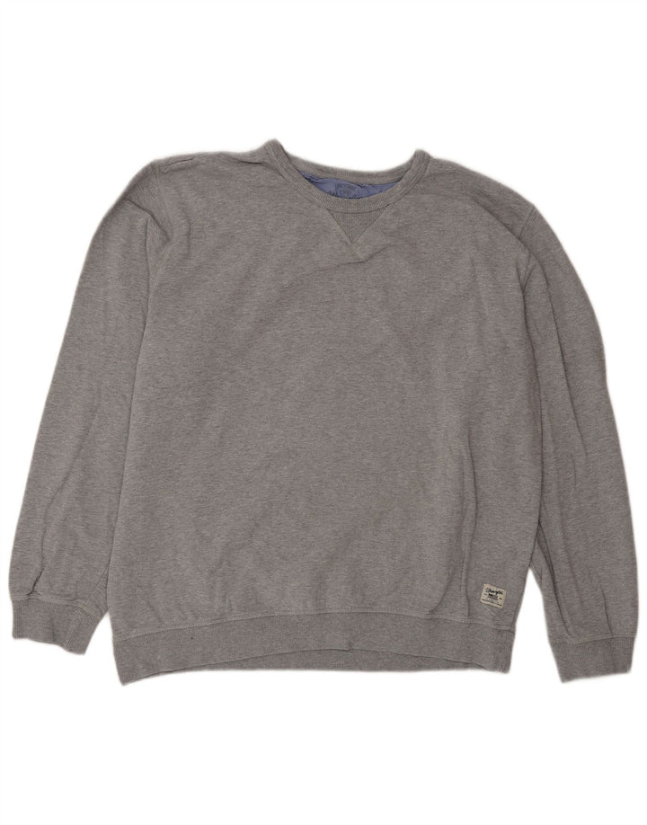 Wrangler Herre Regular Fit Sweatshirt Jumper XL Grå Bomuld