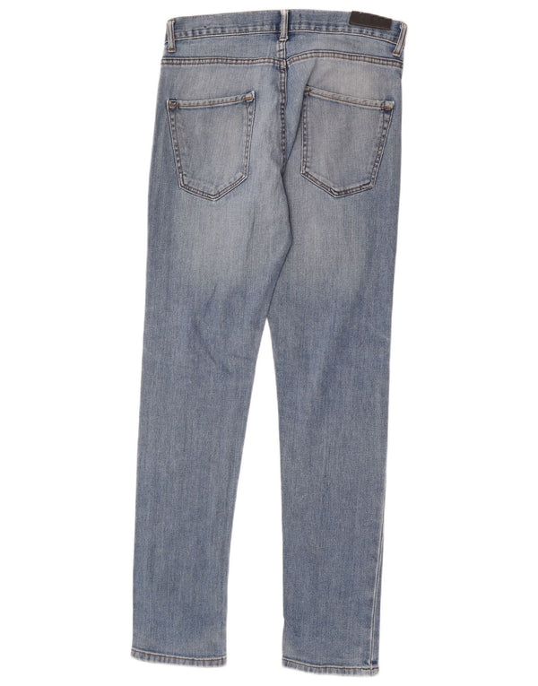 Zara Herre Slim Jeans EU 42 Large W32 L34 Blå