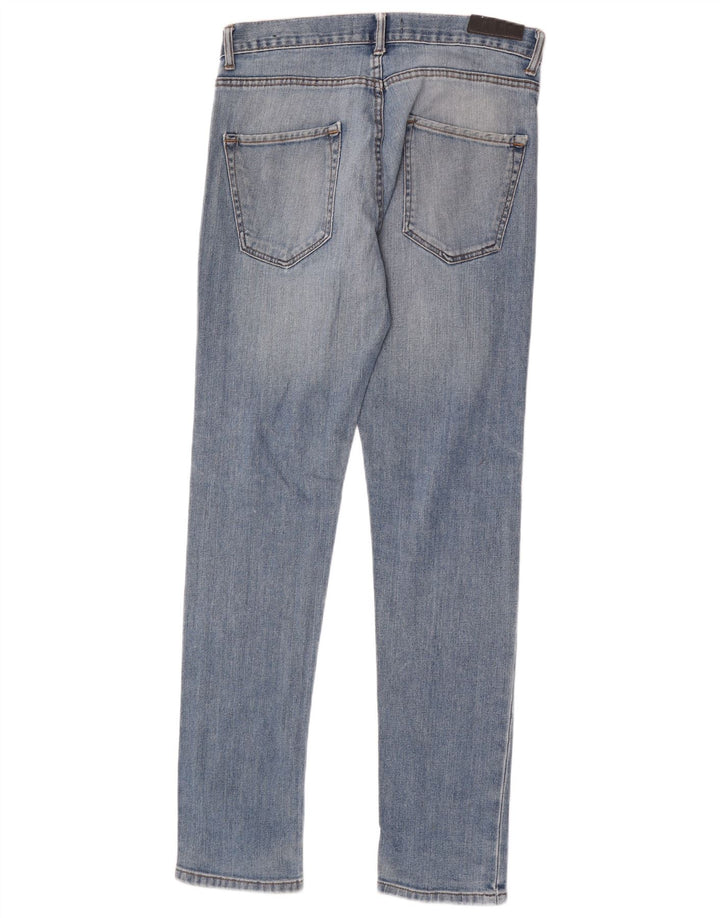 Zara Herre Slim Jeans EU 42 Large W32 L34 Blå