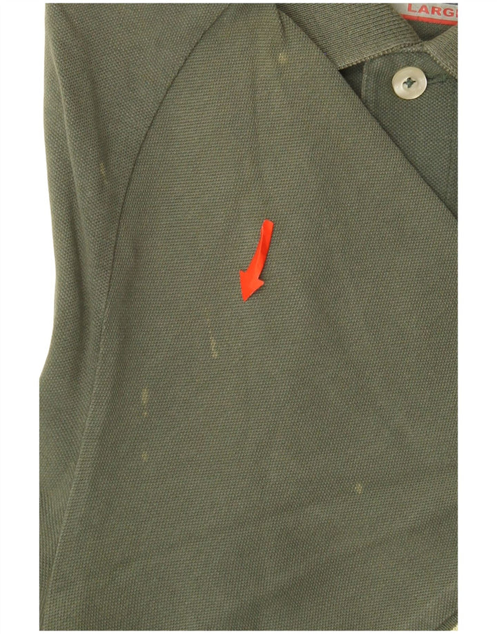 Kappa Herre Polo Shirt Large Khaki