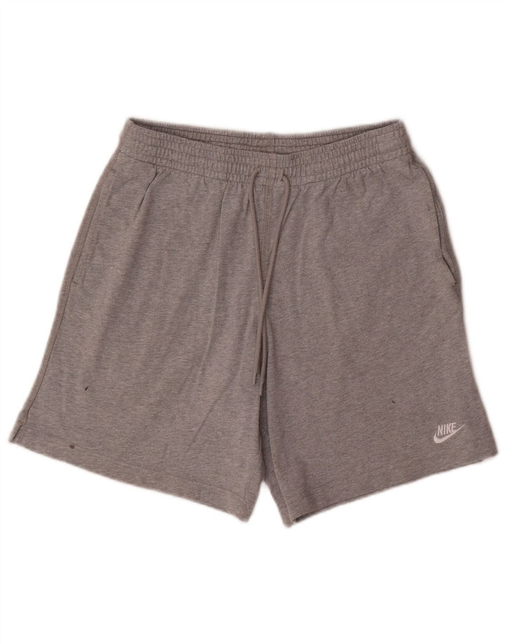 Nike Sportsshorts til mænd, små grå bomuld