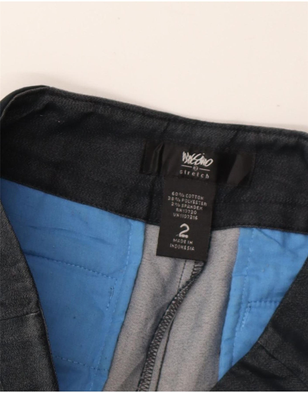 MOSSIMO Womens Chino Shorts US 2 XS W25  Navy Blue Cotton Vintage Mossimo and Second-Hand Mossimo from Messina Hembry 