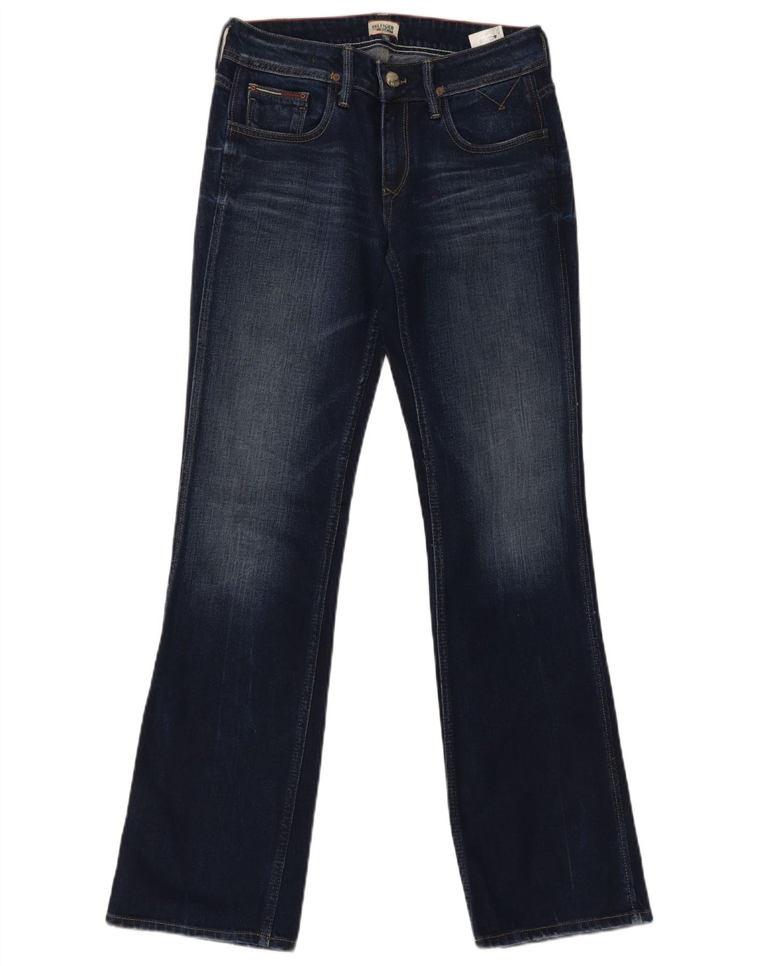 Tommy Hilfiger Dame Bootcut Jeans W29 L32 Marineblå Bomuld