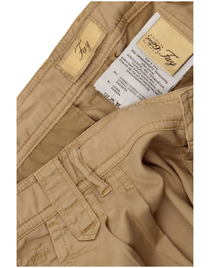 FAY Chino Shorts til kvinder W29 Medium Beige Lyocell