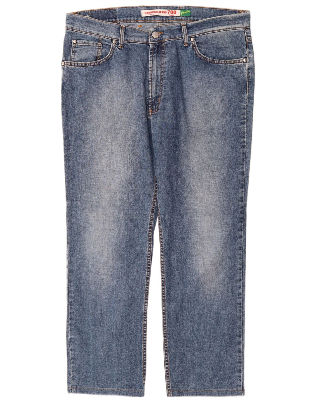 Carrera Herre 700 Regular Straight Jeans W38 L28 Blå Bomuld