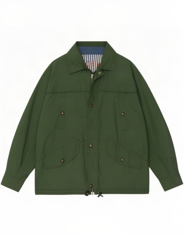 MC Ross Herre Utility Jacket IT 48 Medium Green Polyester