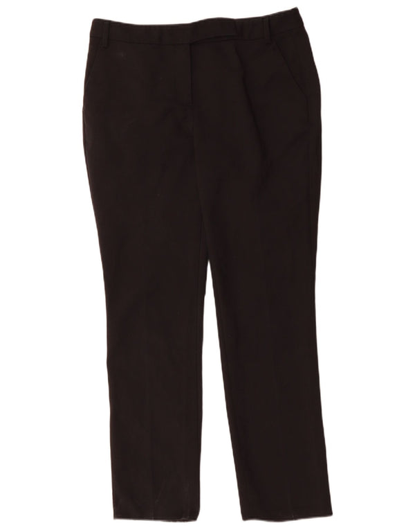 Reiss Dame Slim Suit Bukser UK 12 Medium W30 L28 Sort Bomuld