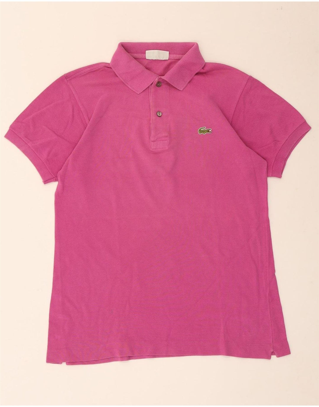 Lacoste herre poloskjorte str. 3 Lille pink bomuld