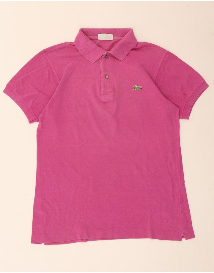 Lacoste herre poloskjorte str. 3 Lille pink bomuld
