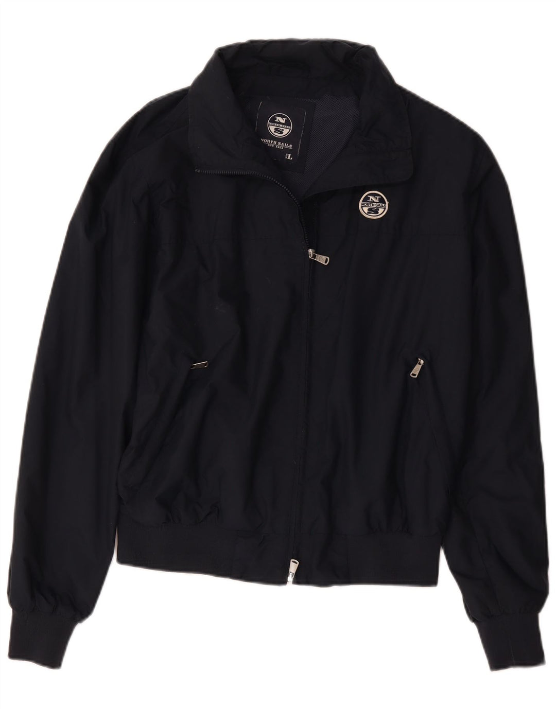 North Sails Womens Bomber Jacket UK 16 Large Navy Blue Polyamide