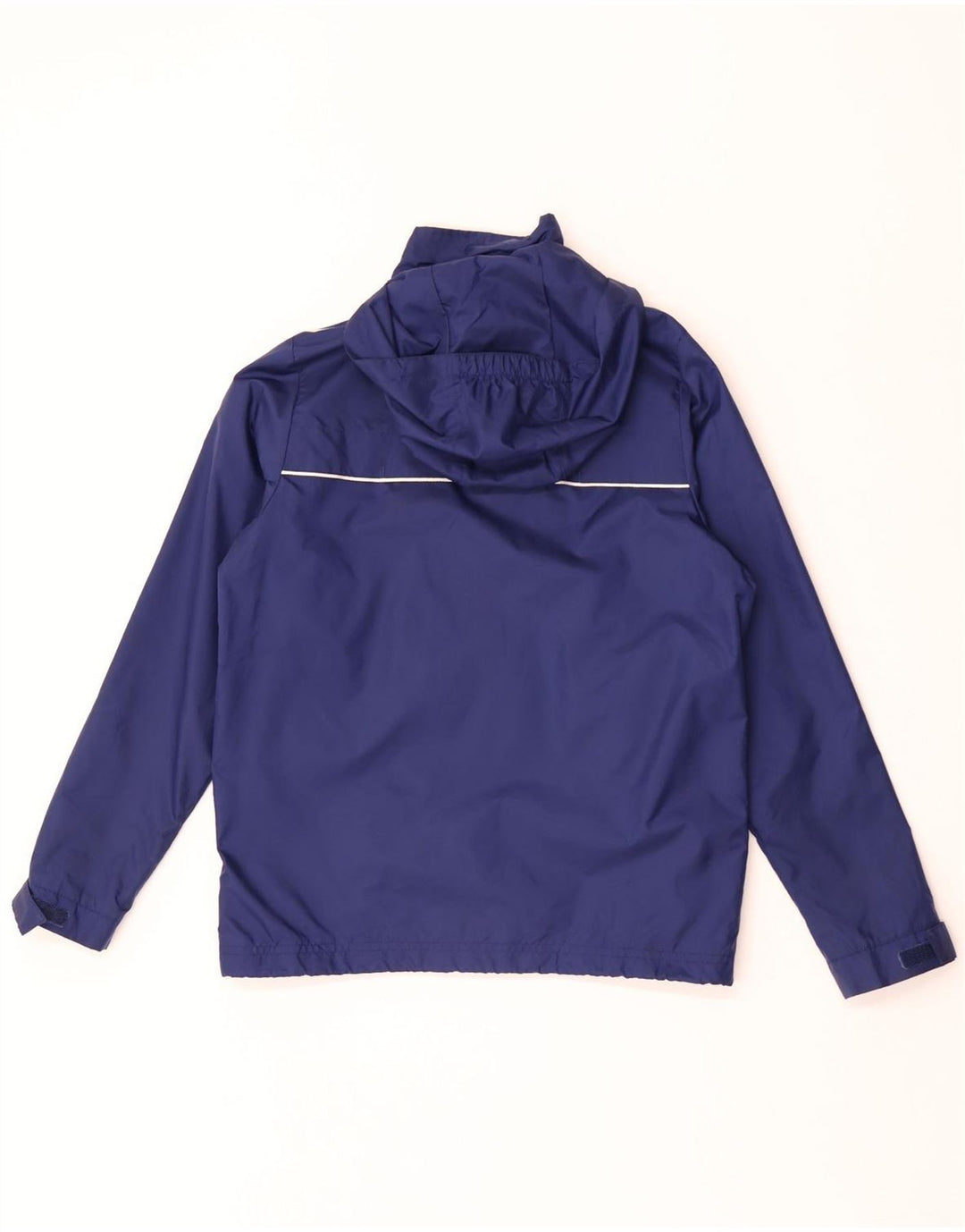 Adidas Regnjakke med hætte til drenge 11-12 år marineblå nylon