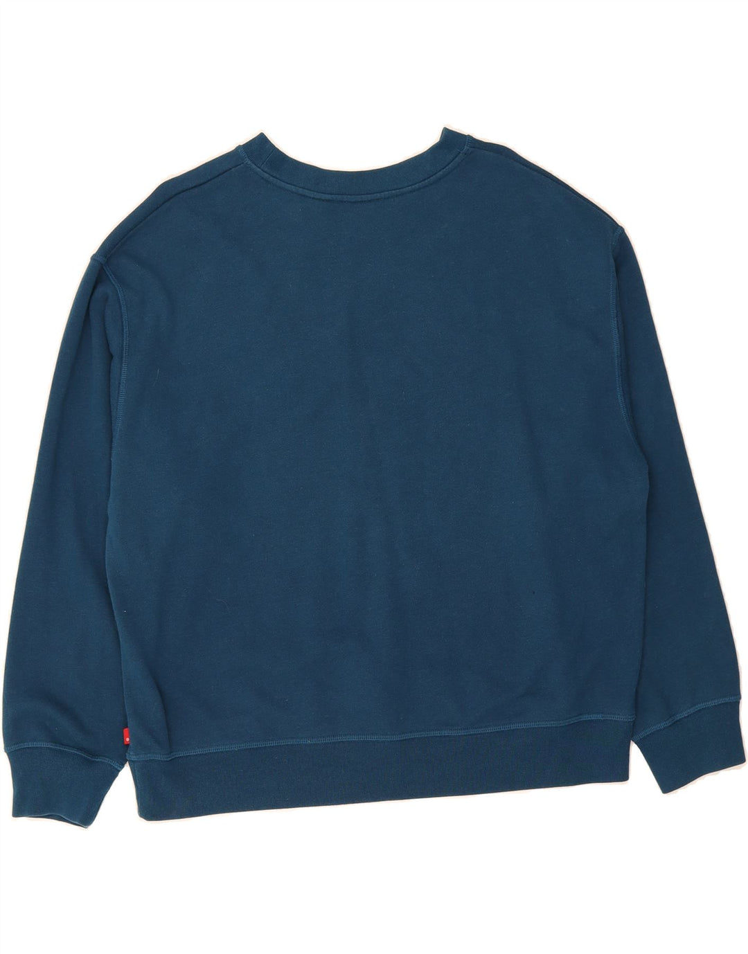 LEVI'S Womens Graphic Sweatshirt Jumper UK 18 XL Navy Blue Vintage Levi's and Second-Hand Levi's from Messina Hembry 