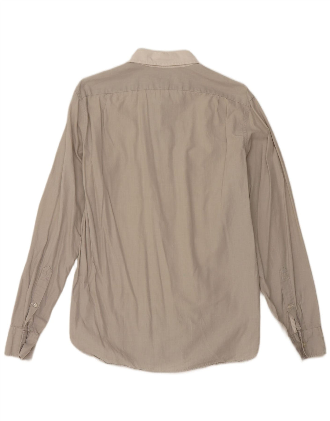 J. Crew Herre Slim Shirt Medium Grey Bomuld