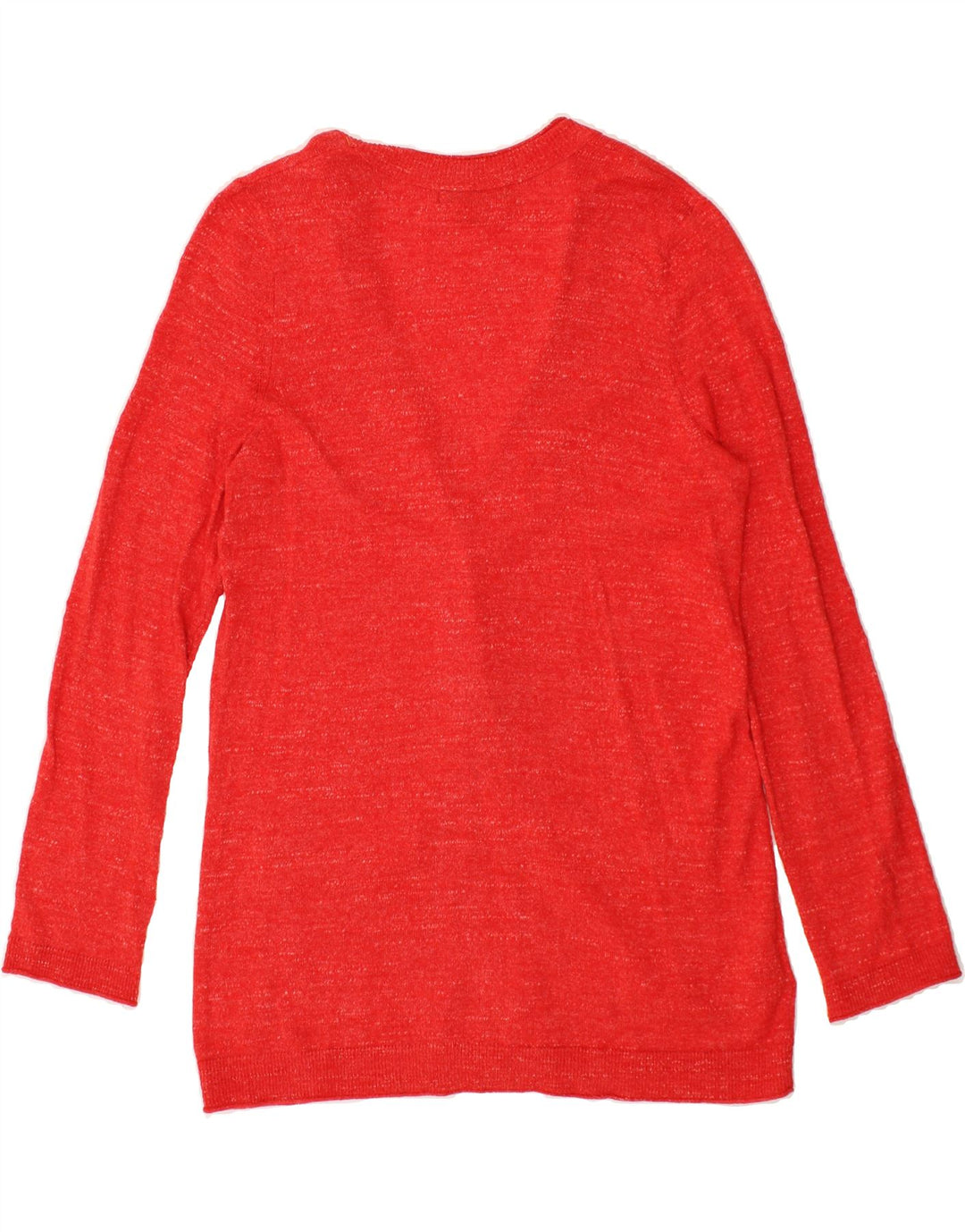 EDDIE BAUER Womens Cardigan Sweater UK 16 Large Red Cotton Vintage Eddie Bauer and Second-Hand Eddie Bauer from Messina Hembry 