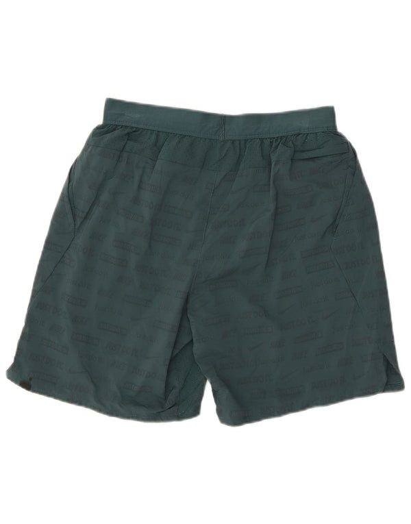 Nike Herre Dri Fit grafiske sportsshorts Små grøn