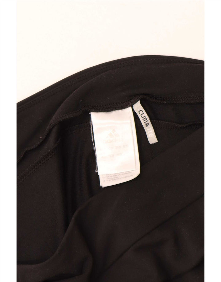 Adidas Dame Climalite Træningsdragt Bukser UK 14 Medium Sort Polyester