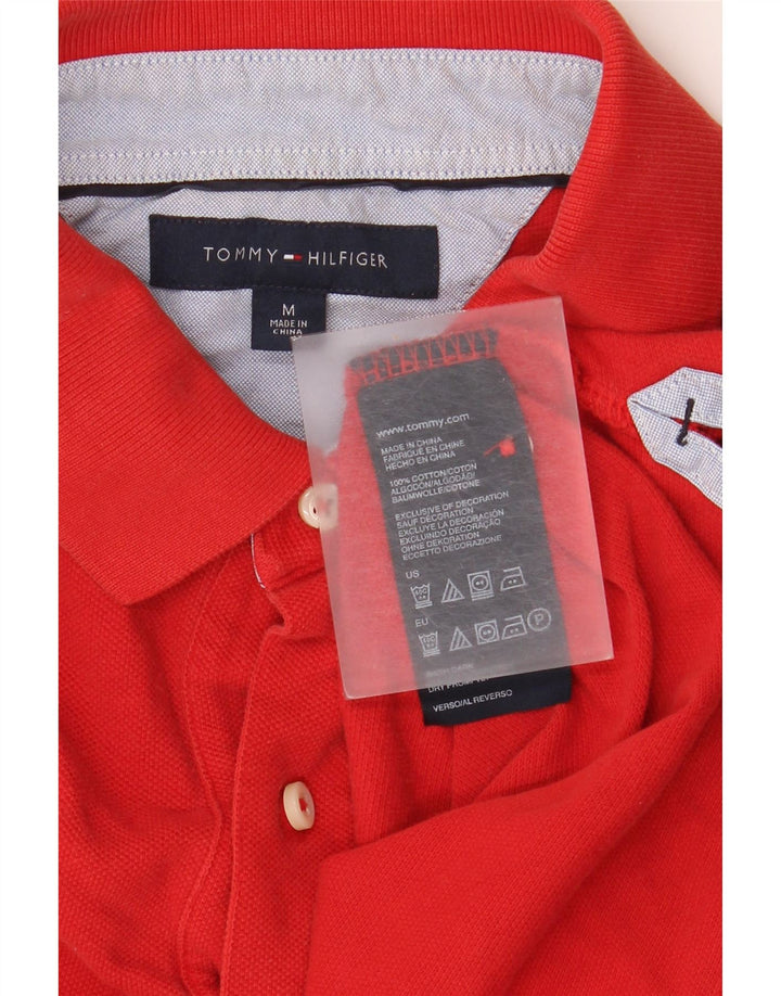 Tommy Hilfiger herre poloshirt Medium rød bomuld