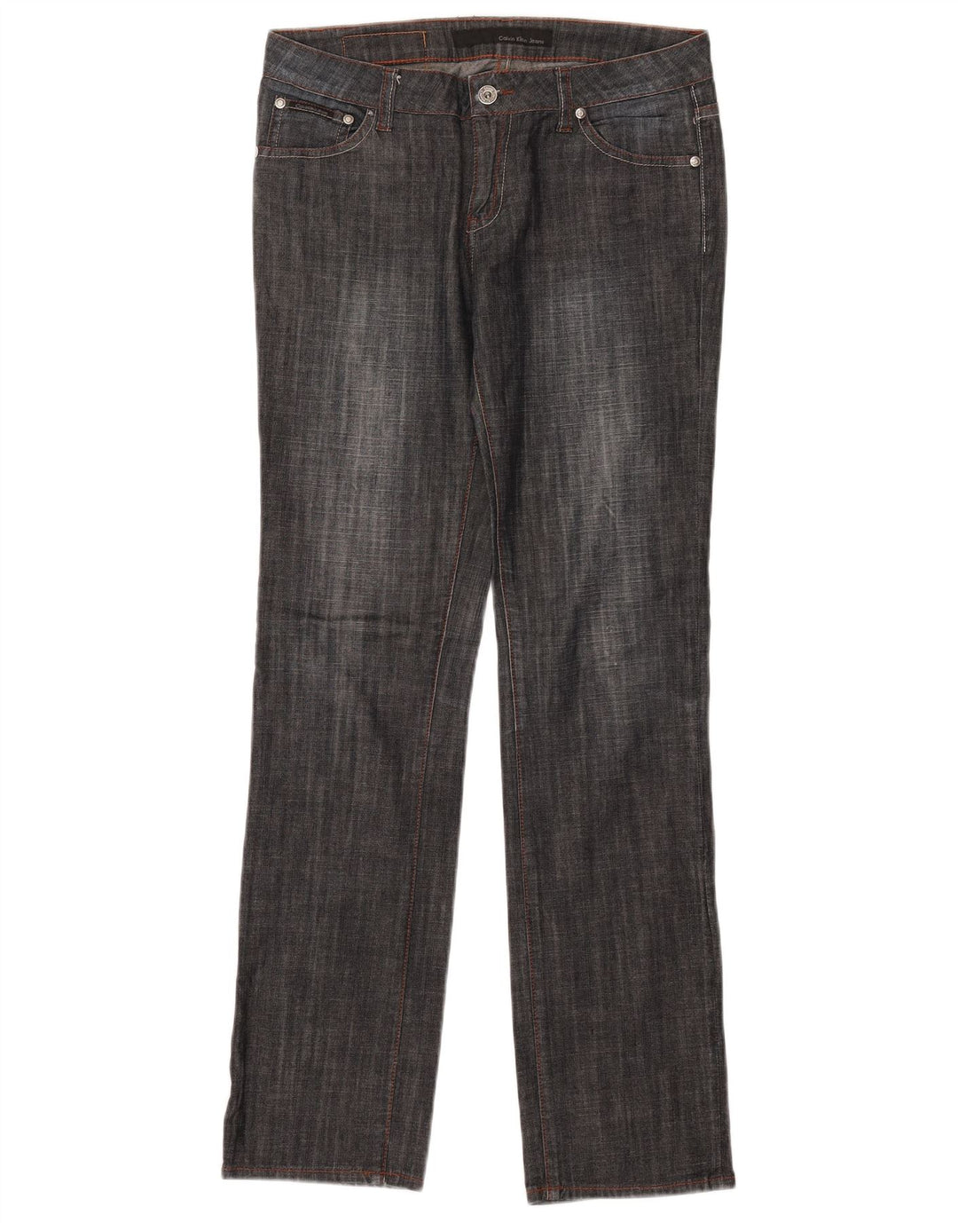 Calvin Klein Dame jeans med lav talje W31 L31 Marineblå