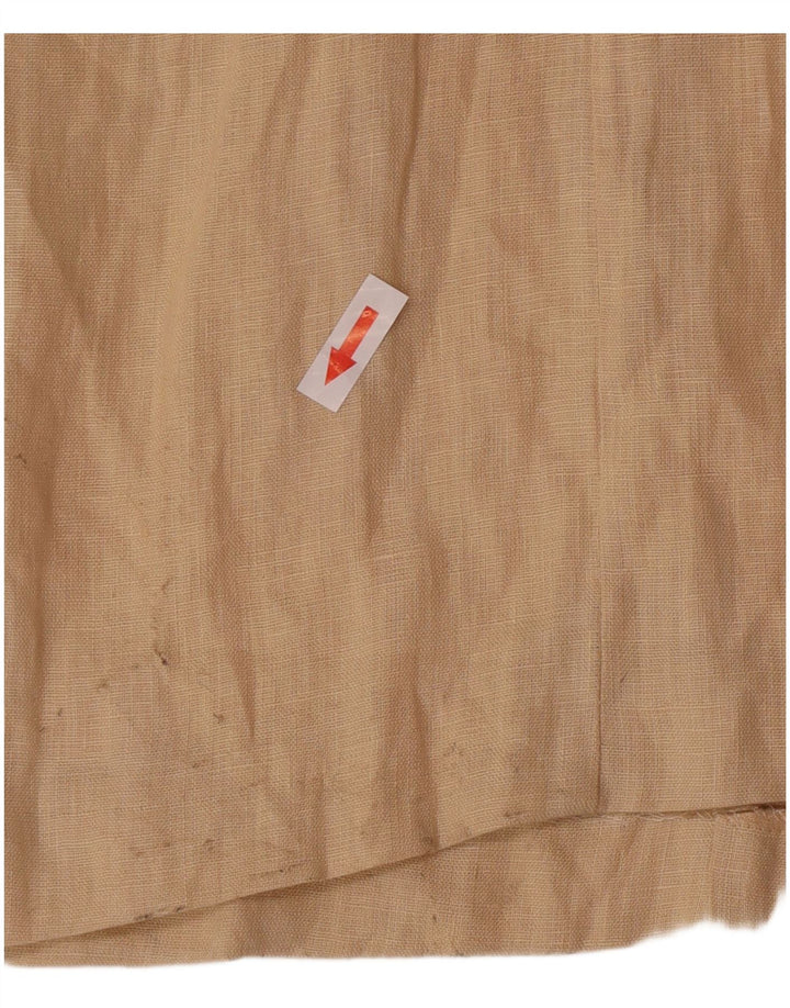 Planet Womens Slip Dress UK 12 Medium Beige Linen