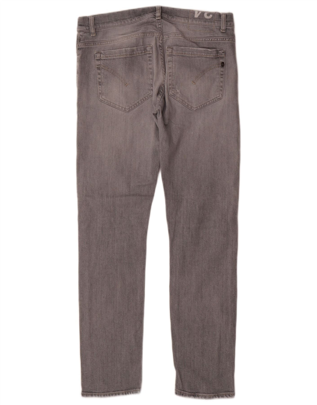 DONDUP Straight Jeans til kvinder W34 L31 Grå Bomuld