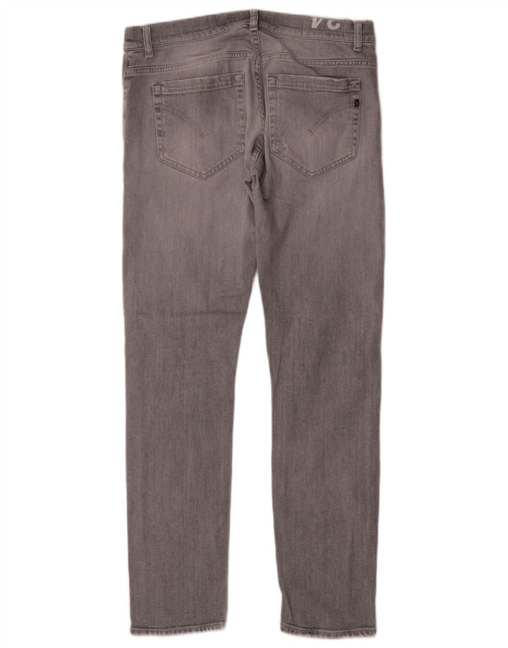 DONDUP Straight Jeans til kvinder W34 L31 Grå Bomuld