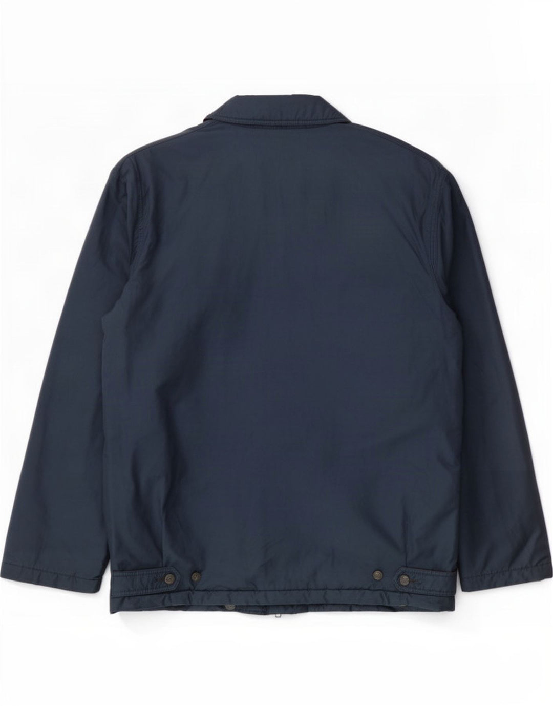 St Michael Herre Loose Fit Windbreaker Jacket UK 38 Medium Navy Blue Bomuld