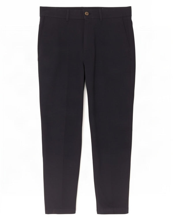 Zara Herre Slim Suit Bukser EU 44 Large W34 L28 Navy Blue Polyester