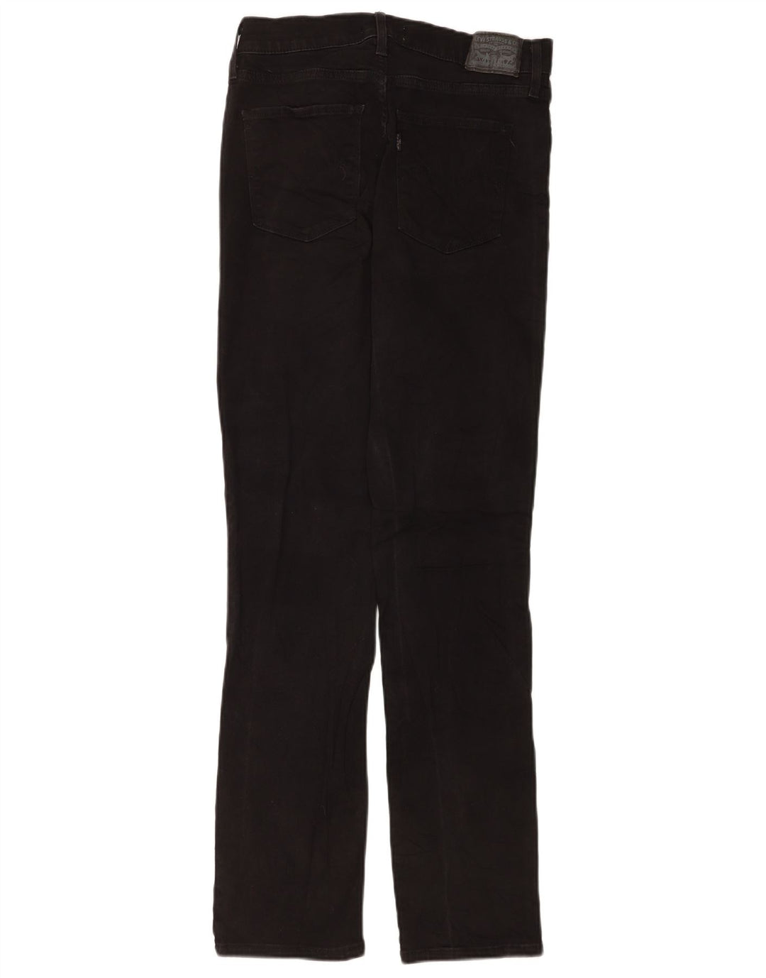 Levi's Womens 724 Højtaljede lige jeans W31 L31 Sort