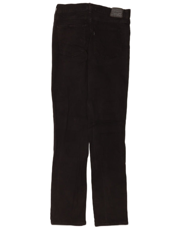 Levi's Womens 724 Højtaljede lige jeans W31 L31 Sort