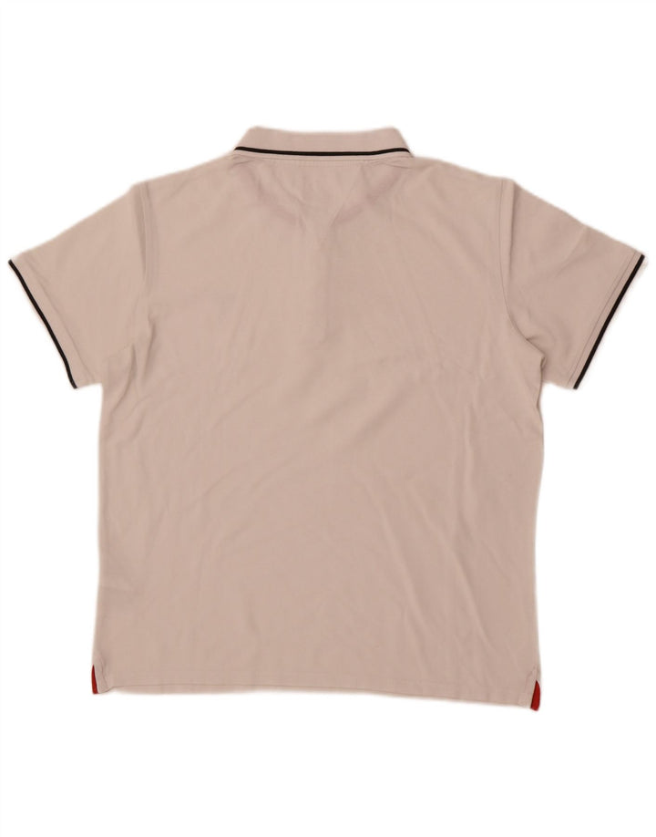 Guess Poloshirt til mænd Medium hvid bomuld