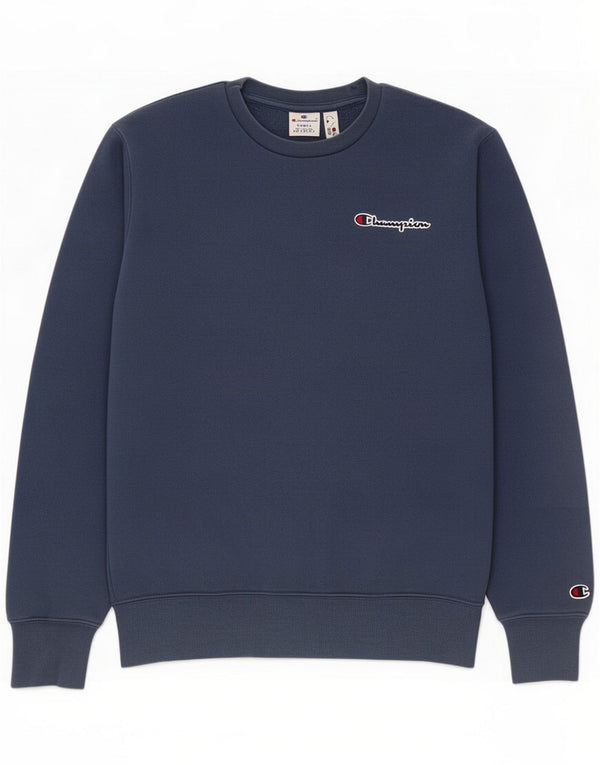 Champion Herre Sweatshirt Jumper Small Navy Blue
