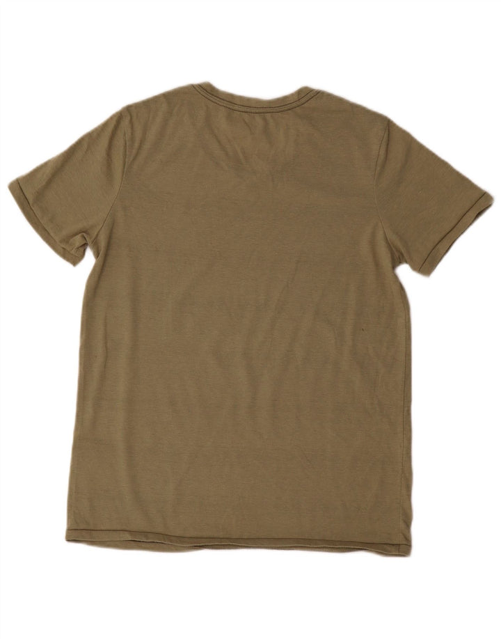 Armani Exchange Herre grafisk T-shirt Top Medium Khaki Bomuld