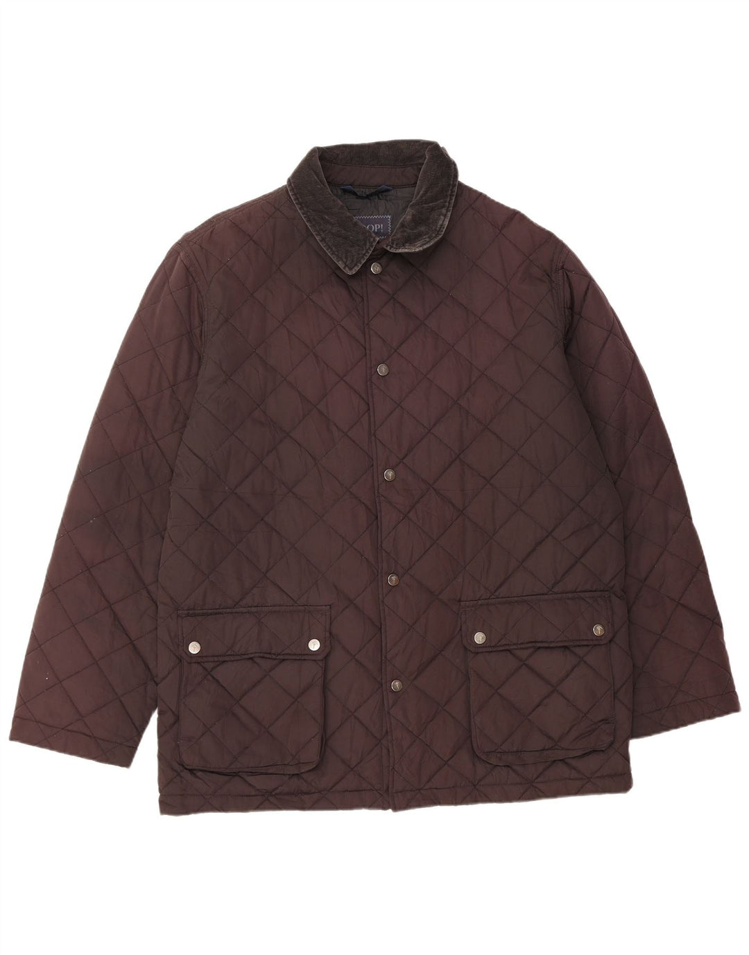JOOP Herre Quiltet Jakke IT 52 XL Brun Polyester