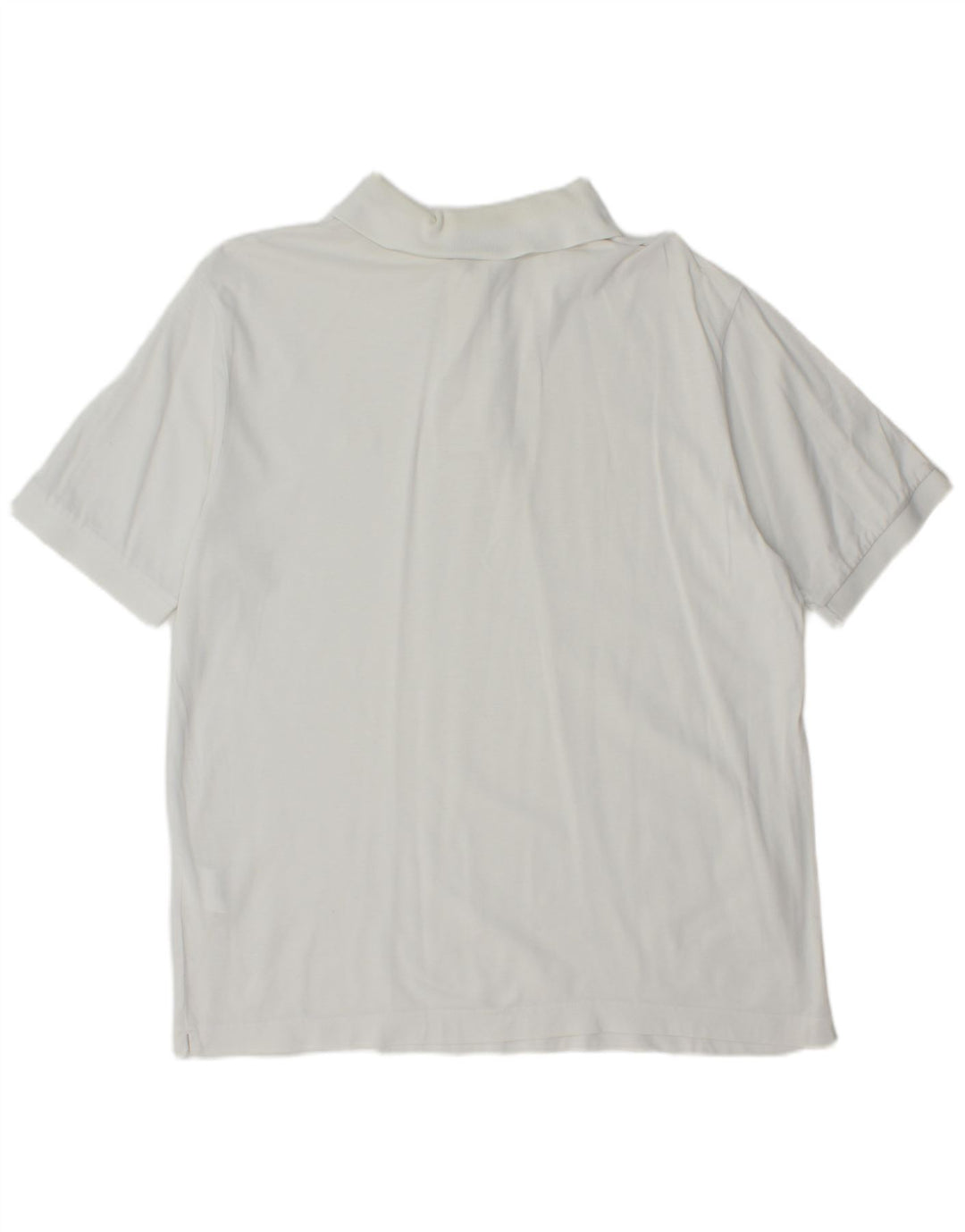 Sergio Tacchini Herre poloshirt IT 50 Medium Hvid Bomuld