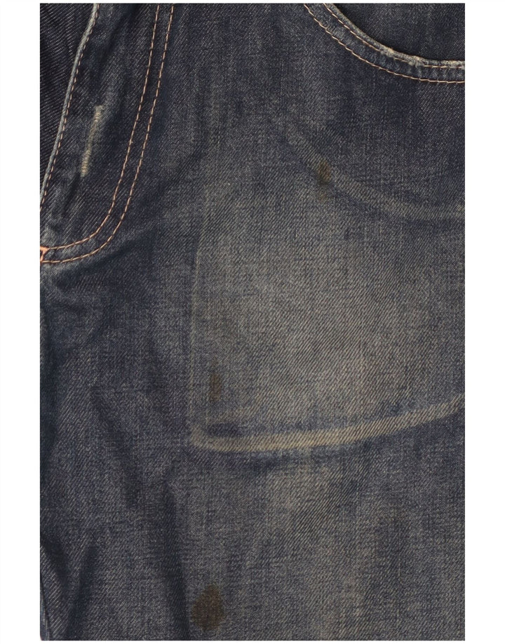 Daniele Alessandrini Dame Straight Jeans W31 L33 Blå Bomuld