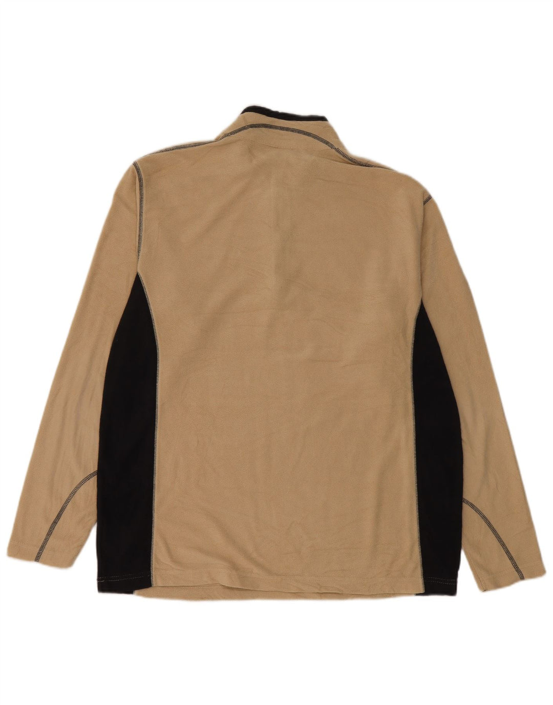 Columbia Herre lynlås hals Fleece Jumper Stor Beige Colourblock Polyester