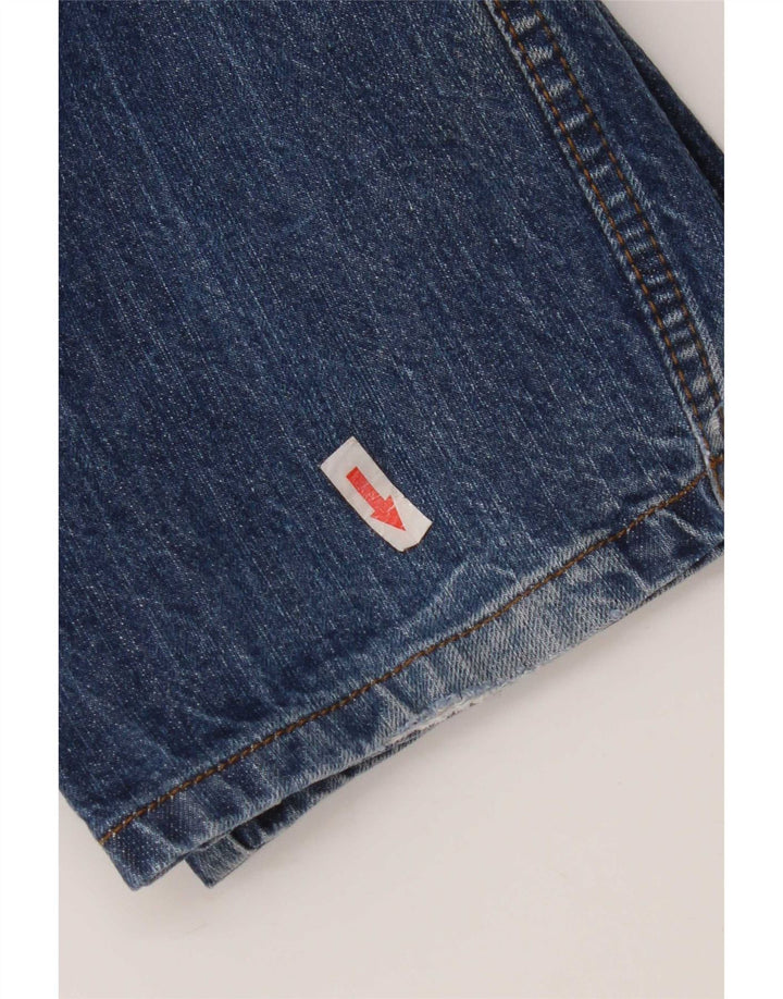 Marks & Spencer Herre Regular Fit Straight Jeans W32 L33 Blå Bomuld