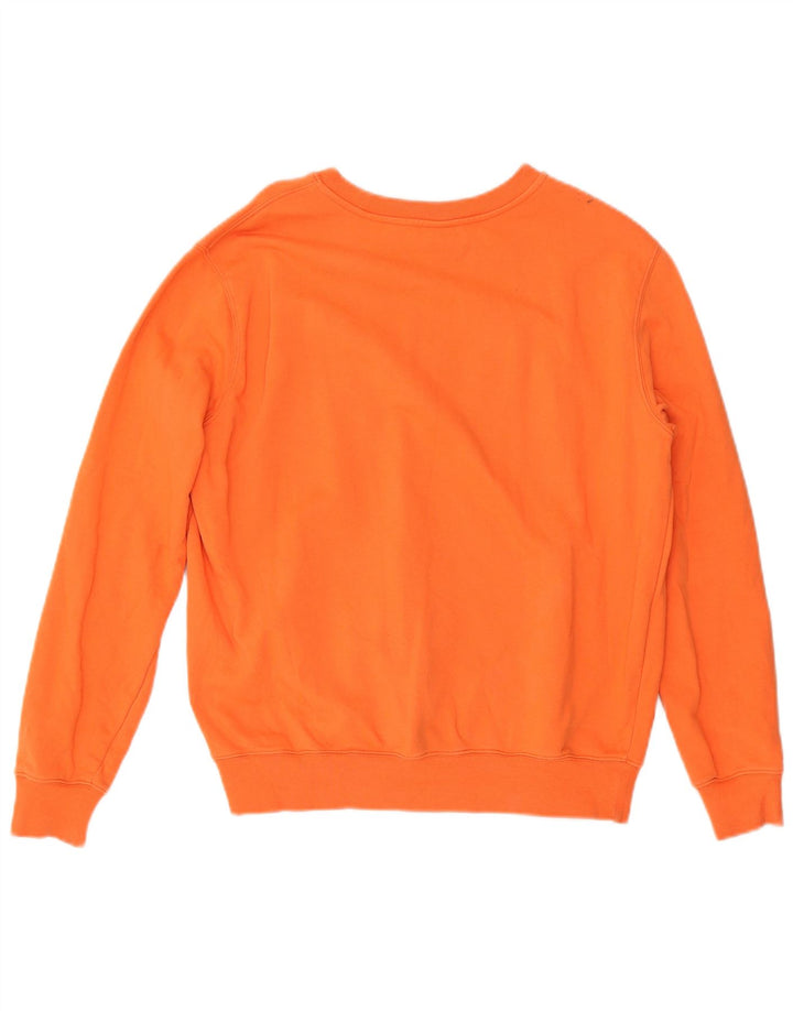 Hugo Boss Graphic Sweatshirt Jumper UK 14 Medium Orange