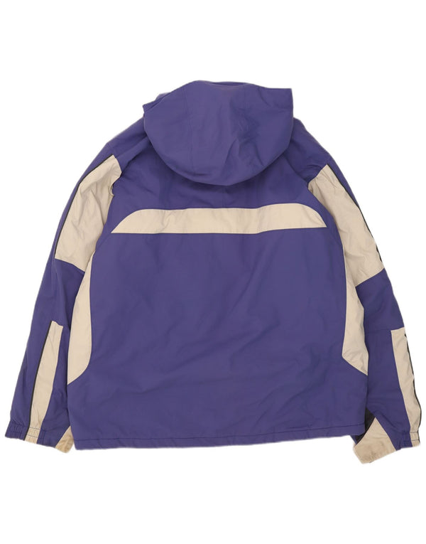Columbia Skijakke med hætte til mænd UK 42 XL Lilla Colourblock Nylon