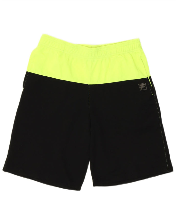 Fila Boys Sports Shorts 15-16 år Sort Colourblock Polyester