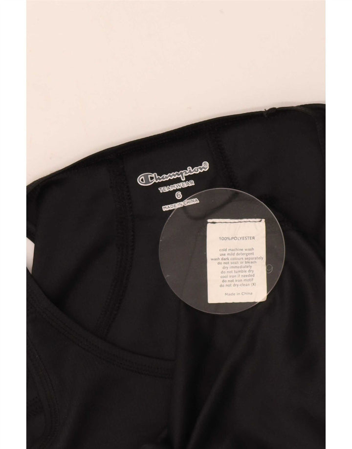 Champion Damevest Top UK 6 XS Sort Polyester