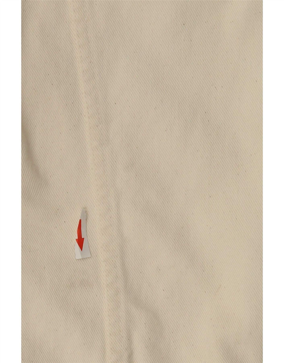 Vintage Dame denimjakke UK 20 2XL Off White Bomuld