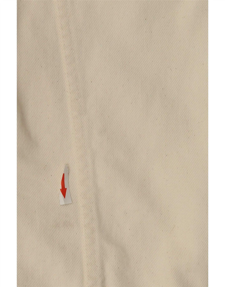 Vintage Dame denimjakke UK 20 2XL Off White Bomuld