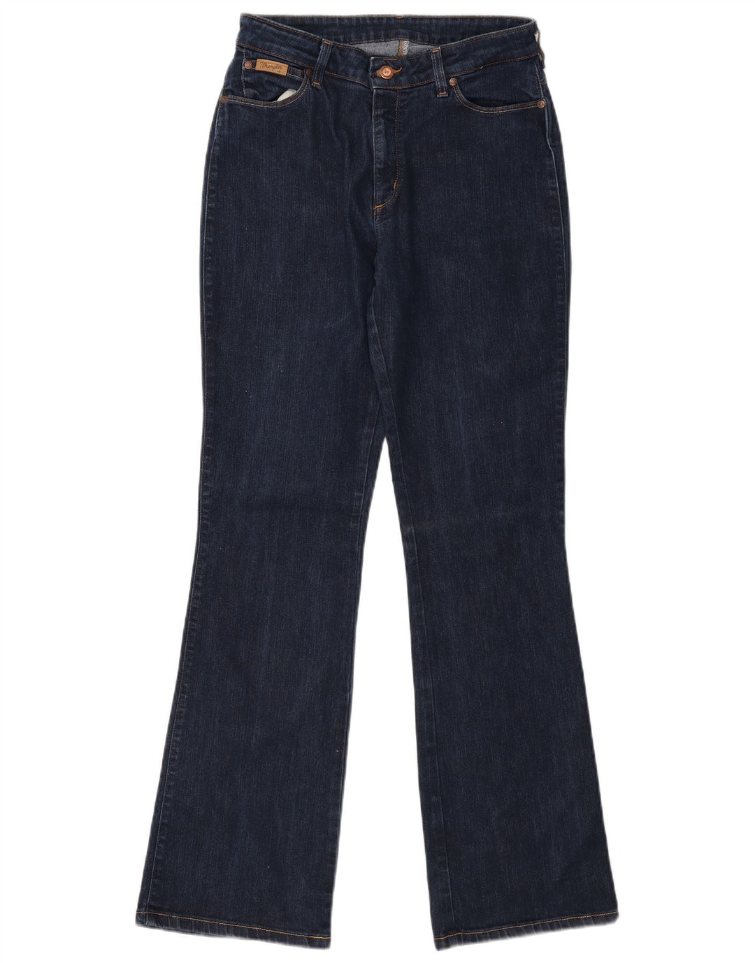 Wrangler Dame Flared Jeans W31 L32 Marineblå Bomuld