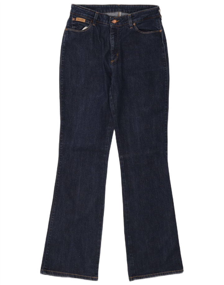 Wrangler Dame Flared Jeans W31 L32 Marineblå Bomuld